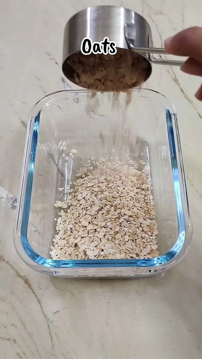 Healthy breakfast ideas for weight loss...Overnight Oats & Chia seeds #healthybreakfast #highprotein #highfiber #breakfast