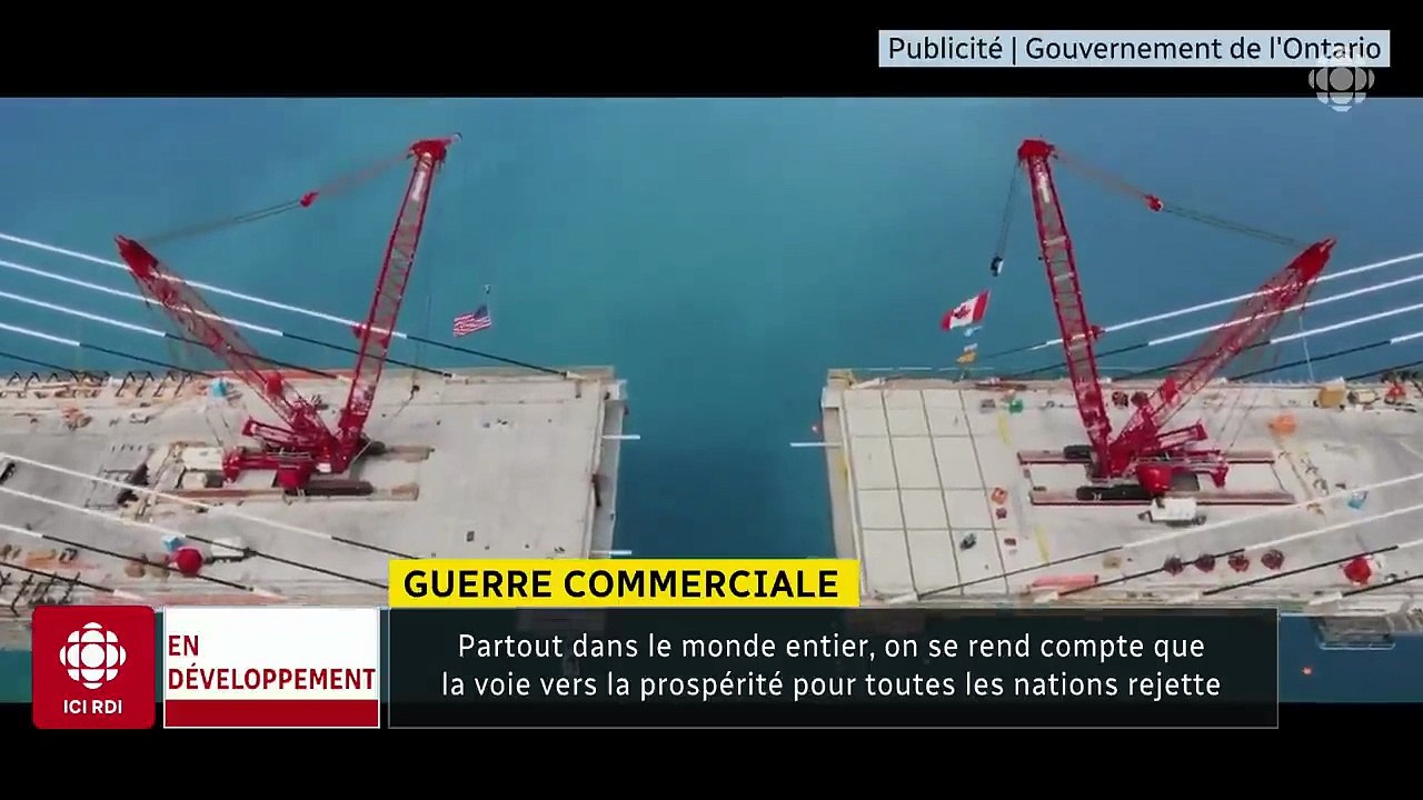 Donald Trump, qui a décidé cette semaine de rompre les relations commerciales avec le Canada après une pub contre lui, a annoncé cette nuit l'ajout de 10% supplémentaires sur les importations