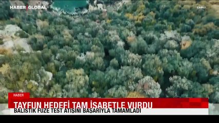 Çelik Kubbe'nin gök vatandaki imzası TAYFUN: Balistik füze test atışını başarıyla tamamladı