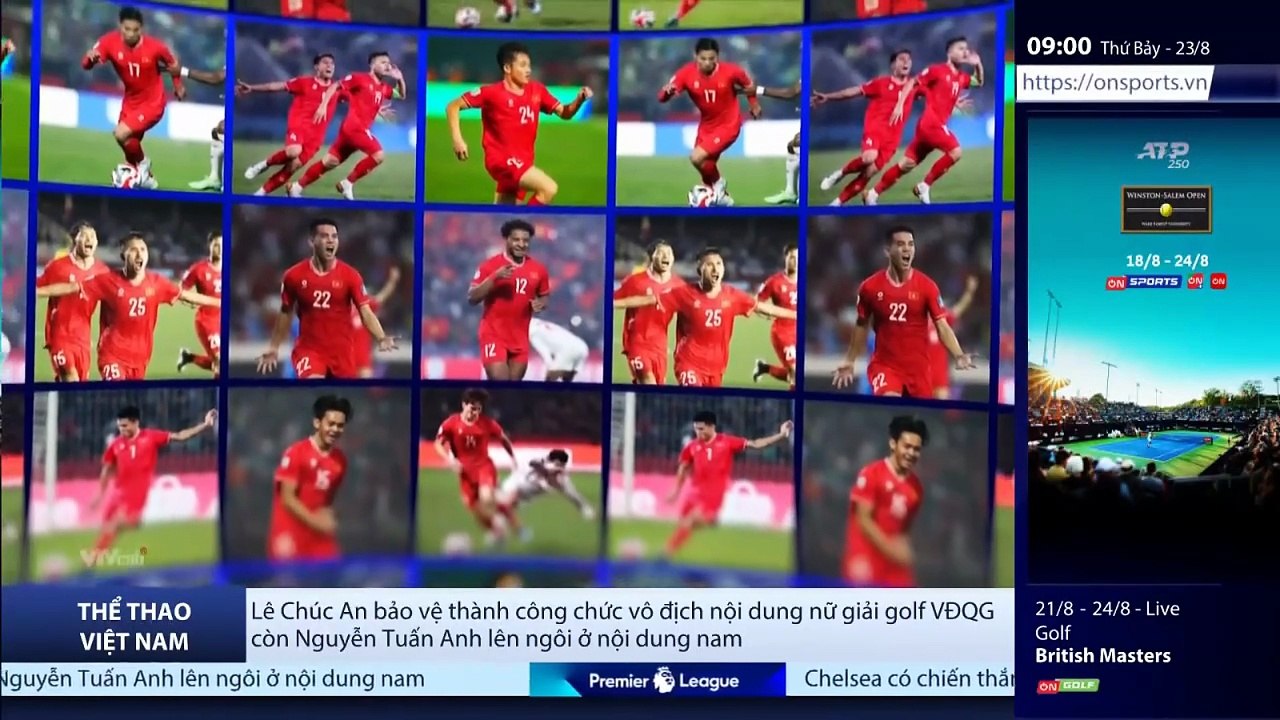 VTV CAB 18-ON SPORT NEWS Bản tin thể thao thế giới