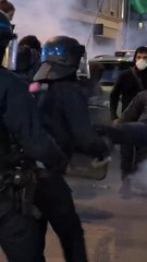 Chaos in Paris streets as anti-Israel protesters face off with cops