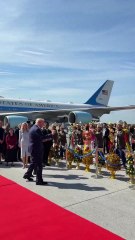Bath uk |President Trump dances with Malaysian Prime Minister Anwar Ibrahim at the Trump welcome ceremony in Kuala Lumpur.