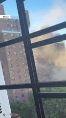 Gas explosion leads to partial building collapse in the Bronx
