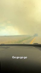 Wildfire in Idaho causes drivers to turn off road