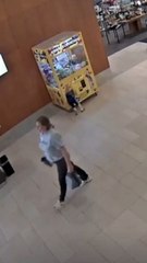 Boy gets stuck in claw machine