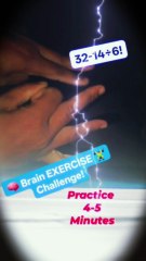 👿Powerful🧠Brain🧠🙇Exercise💪🏼🏋🏼Challenge💥💥