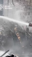 Firefighters battle flames in Ukraine after large-scale Russian offensive