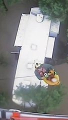 Coast guard air lifts Texas residents from home amid deadly floods