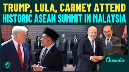 ASEAN SUMMIT LIVE: World Leaders Arrive in Malaysia | Trump, Lula, Carney In Opening Ceremony