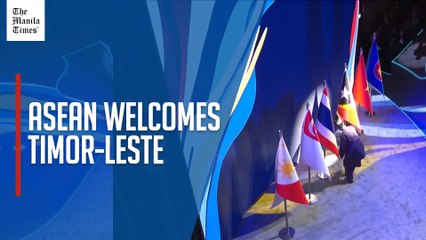 Asean members sign declaration to welcome Timor-Leste to bloc