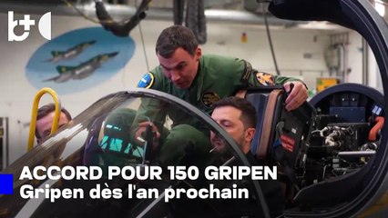 Étape historique : l'Ukraine reçoit 150 avions de chasse Gripen de Suède