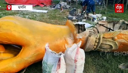 সবচেয়ে বড় জগদ্ধাত্রী ! চন্দননগরে নজর কাড়বে 75 ফুটের প্রতিমা