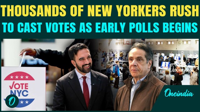 NYC Mayoral Election Update: Tens Of Thousands FLOOD Polls On DAY 1 | Mamdani’s Lead SHAKES Cuomo