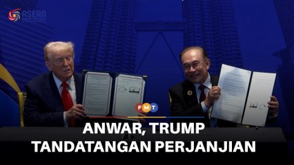 Anwar, Trump tandatangan perjanjian perdagangan perluas akses pasaran