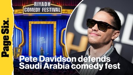 Pete Davidson stands by performing at Saudi Arabia comedy festival after FDNY father's 9/11 death