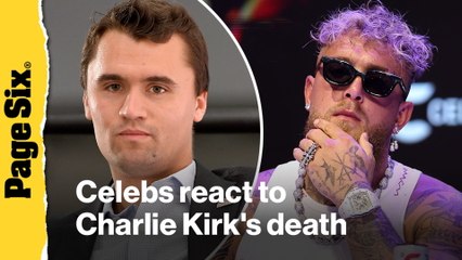 Jake Paul, Meghan McCain and more celebs react to Charlie Kirk's shocking death