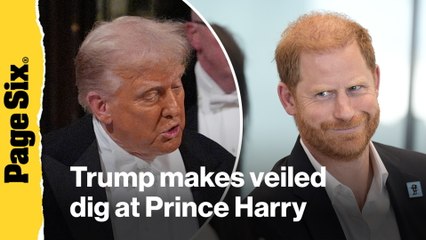 Donald Trump makes thinly veiled dig at Prince Harry during state banquet with Prince William, King Charles