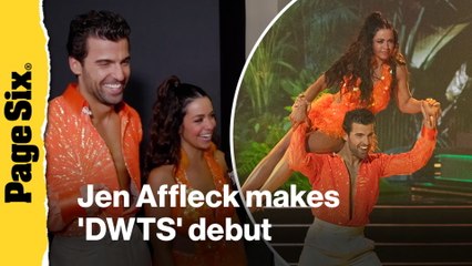 Jen Affleck makes 'DWTS' debut after Dunkin commercial drops