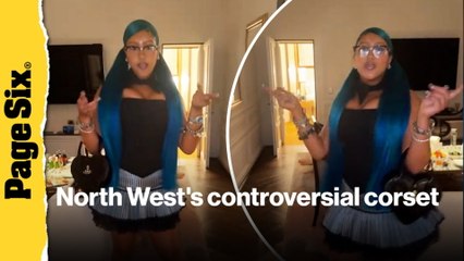 Kim Kardashian slammed for letting North West, 12, wear corset on family vacation