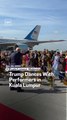 Trump Dances With Performers In Kuala Lumpur
