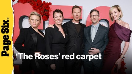 Olivia Colman, Benedict Cumberbatch, Andy Samberg and more stars at 'The Roses' premiere