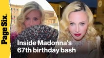 Inside Madonna's 67th birthday bash with boyfriend Akeem Morris, 29, and daughters