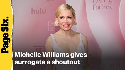 Michelle Williams gives surrogate a shoutout, reveals 4th kid's gender