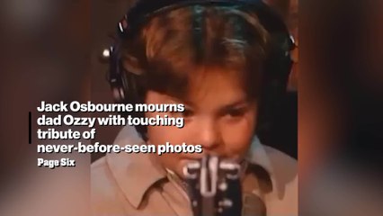 Jack Osbourne mourns dad Ozzy with touching tribute of never-before-seen photos