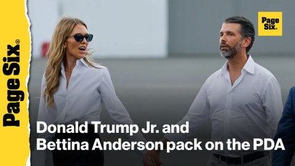 Watch Donald Trump Jr. pack on the PDA with his new girlfriend