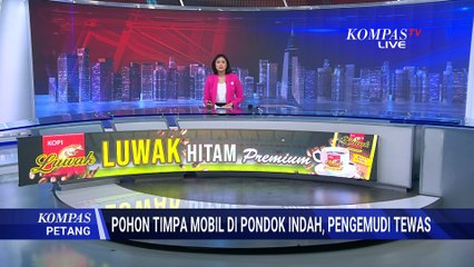 Angin Kencang Buat Pohon Tumbang Hingga Timpa Mobil, Pengemudi Tewas | KOMPAS PETANG