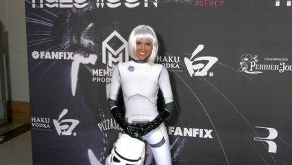 CJ Franco attends the red carpet at the 6th annual Unruly Halloween Party