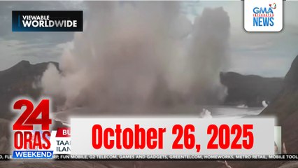 24 Oras Weekend Express: Taal Volcano Erupts Multiple Times on October 26, 2025 🌋