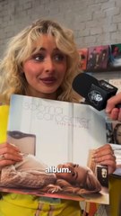 Sabrina Carpenter hilariously reacts to label only making 200 copies of her debut album