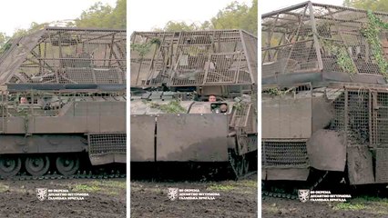 Oekraïense luchtlandingsbrigade neemt M2 Bradley gevechtsvoertuigen met dronebescherming in gebruik