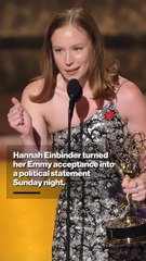 Hannah Einbinder wins Emmy for ‘Hacks’ and says “F— ICE and Free Palestine”