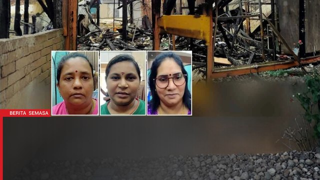 Duit RM18,000 hangus, enam keluarga hilang tempat berteduh