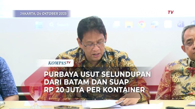 Menkeu Purbaya Usut Selundupan dari Batam dan Suap Rp20 Juta per Kontainer