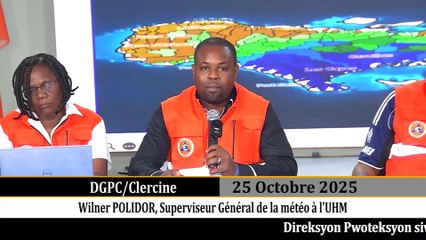 Tanpèt MELISSA transfòme an ouragan,Pwoteksyon sivil dekrete alèt wouj sou depatman Sid ak Grandans.