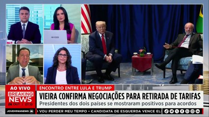 Fim do tarifaço? Lula e Trump discutem fim das taxas ao Brasil; Trindade e Rosenberg analisam