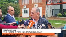 El Intendente Leonardo Stelatto Emitio Su Voto En El Campus Del Dachary