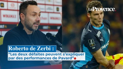 De Zerbi : “Les défaites contre le Sporting et Lens peuvent s’expliquer par des performances de Pavard”