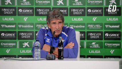 Manuel Pellegrini habla sobre la situación de Amrabat y Deossa