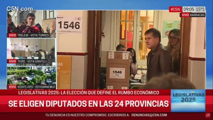 Votó Mariano Recalde