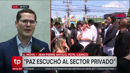Encuentro con Paz deja grandes expectativas en el sector productivo para una reactivación económica