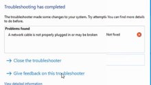 A network cable is not properly plugged in or may be broken windows 11/10/8/7 Fix