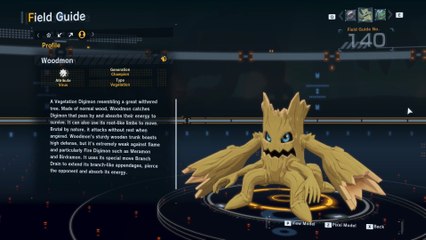 woodmon all digivolution/de-digivolution/profile Digimon Story Time Stranger