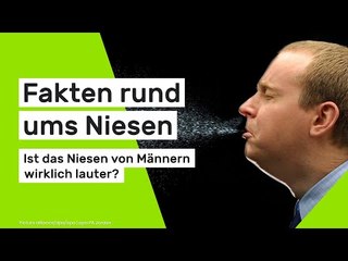 Fakten rund ums Niesen: Ist das Niesen von Männern wirklich lauter? Das sagen Mediziner