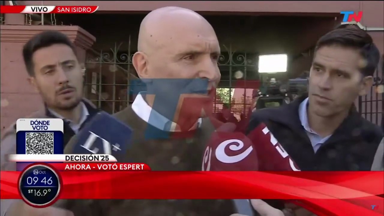 Votó José Luis Espert