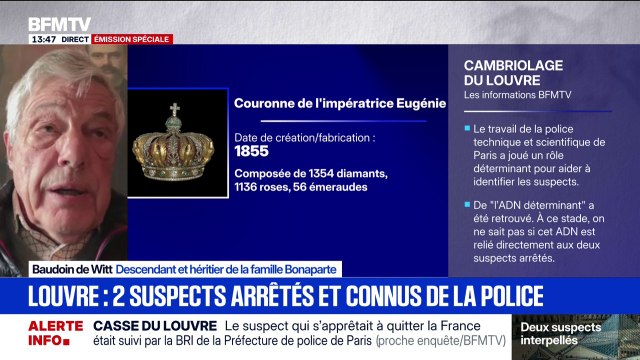 Mon père l'avait mis dans un carton à chapeau : ce descendant de la famille Bonaparte raconte les endroits insolites où était cachée la couronne de l'impératrice Eugénie avant d'arriver au Louvre