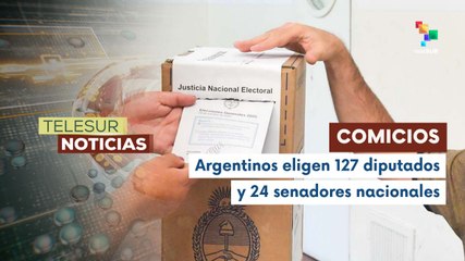 Inician elecciones legislativas en Argentina